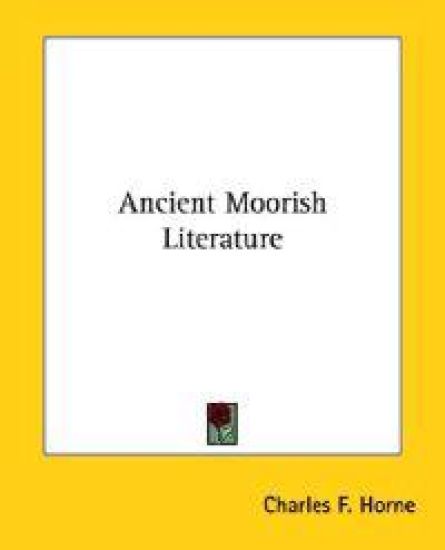 Ancient Moorish Literature