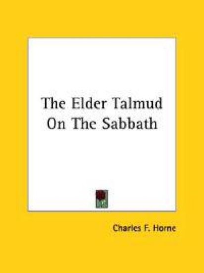 The Elder Talmud on the Sabbath
