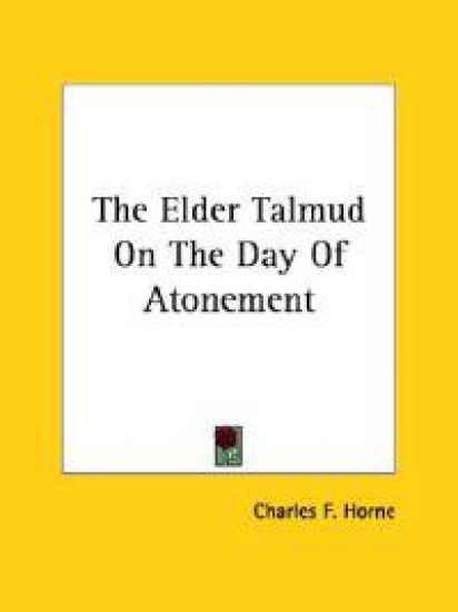 The Elder Talmud on the Day of Atonement