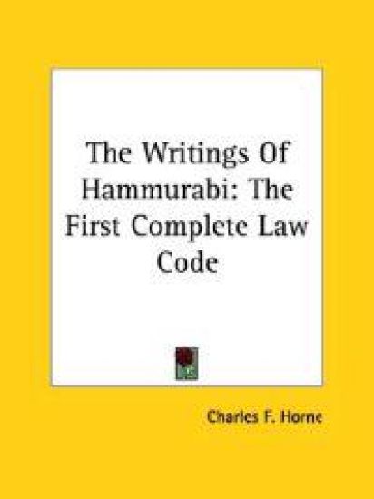 The Writings of Hammurabi