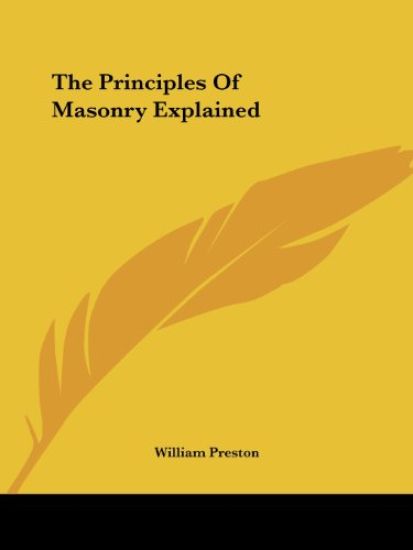 The Principles of Masonry Explained