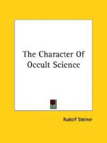 The Character of Occult Science