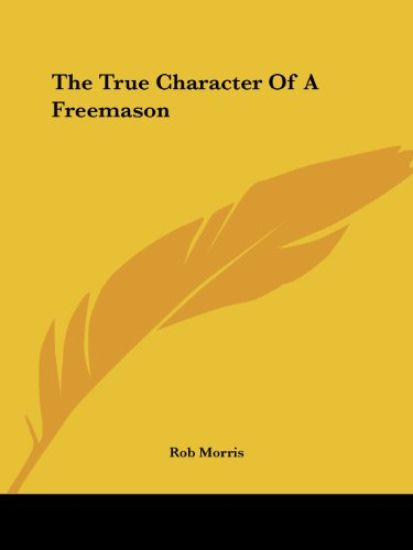 The True Character of a Freemason