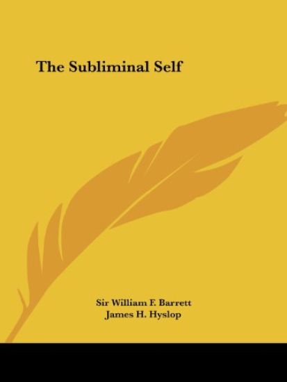 The Subliminal Self
