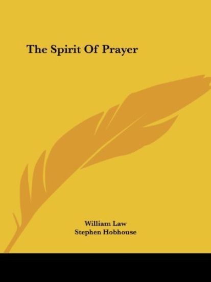 The Spirit of Prayer
