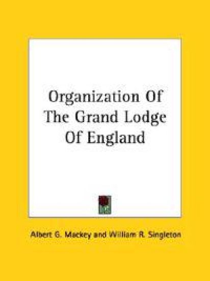 Organization of the Grand Lodge of England
