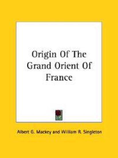 Origin of the Grand Orient of France