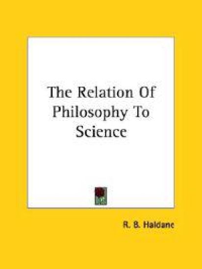The Relation of Philosophy to Science
