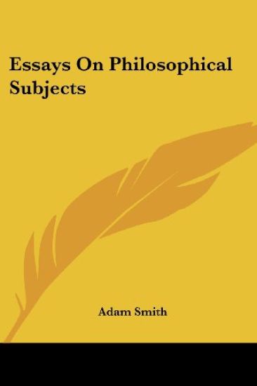 Essays on Philosophical Subjects