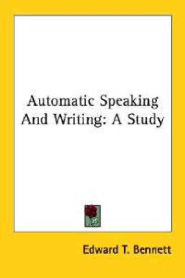 Automatic Speaking and Writing