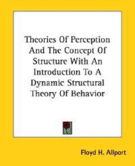 Theories of Perception And the Concept O