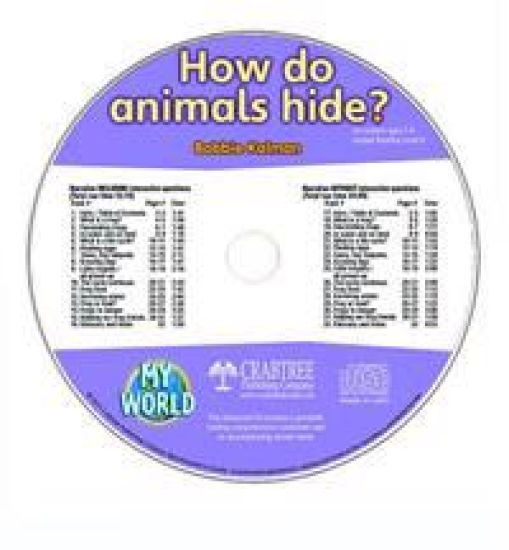 How Do Animals Hide? - CD Only