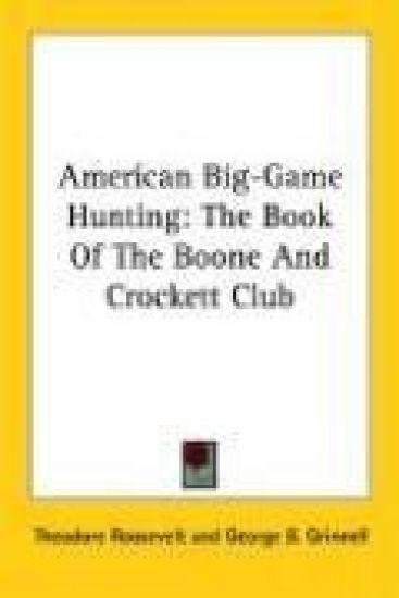 American Big-Game Hunting
