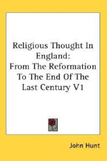 Religious Thought in England