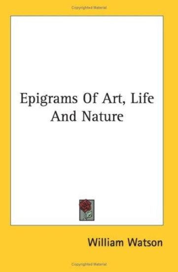 Epigrams of Art, Life and Nature