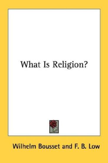 What Is Religion?