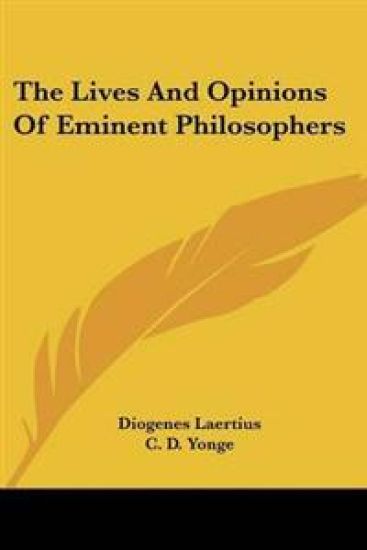 The Lives And Opinions Of Eminent Philosophers – Diogenes Laertius, kirjan kansikuva
