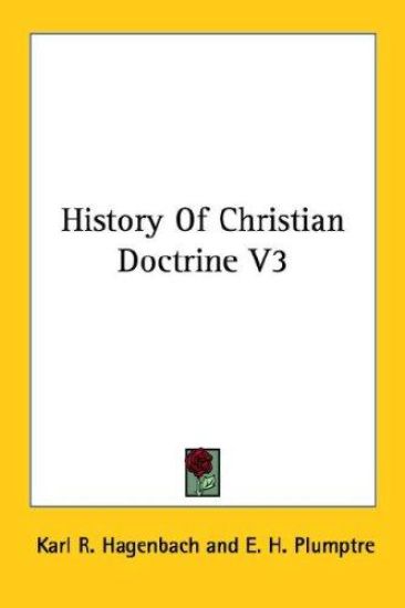 History of Christian Doctrine
