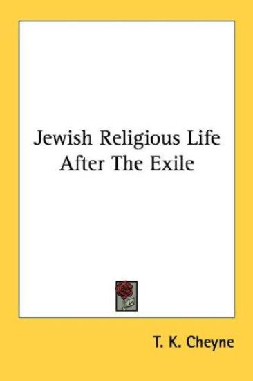 Jewish Religious Life After the Exile