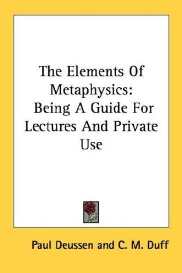 The Elements of Metaphysics