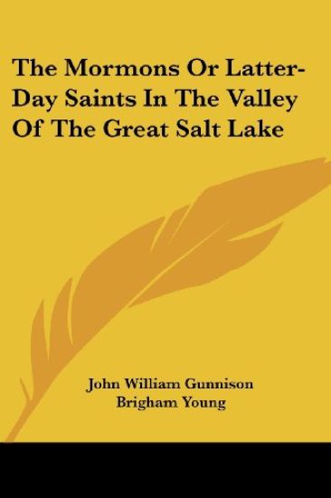 Mormons Or Latter-Day Saints In The Valley Of The Great Salt Lake