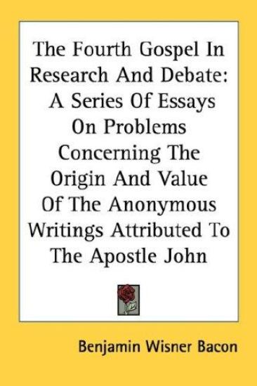 The Fourth Gospel in Research and Debate