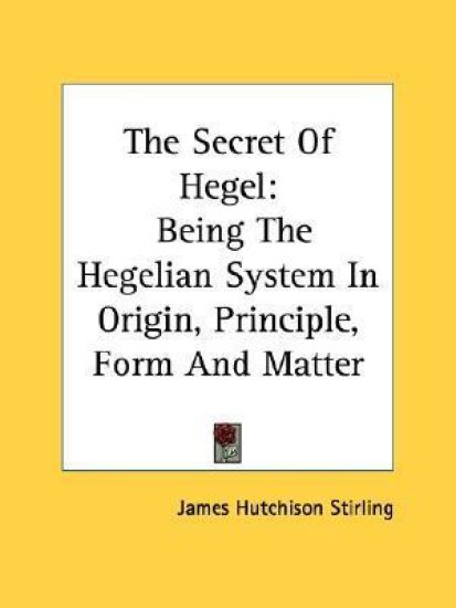 The Secret of Hegel