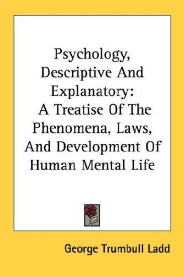 Psychology, Descriptive and Explanatory