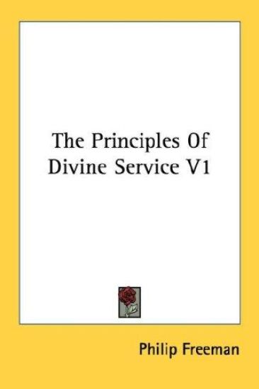 The Principles of Divine Service