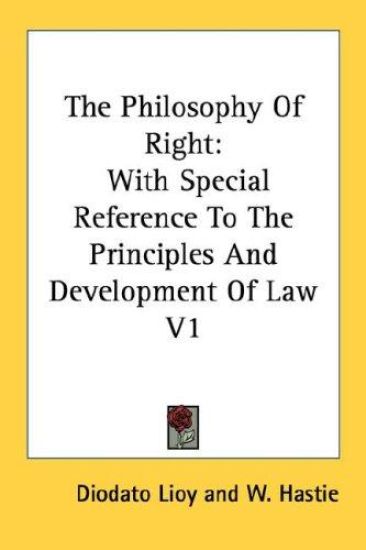 The Philosophy of Right