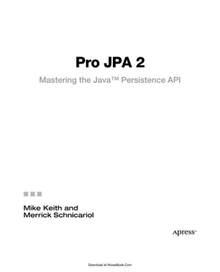 Pro JPA 2