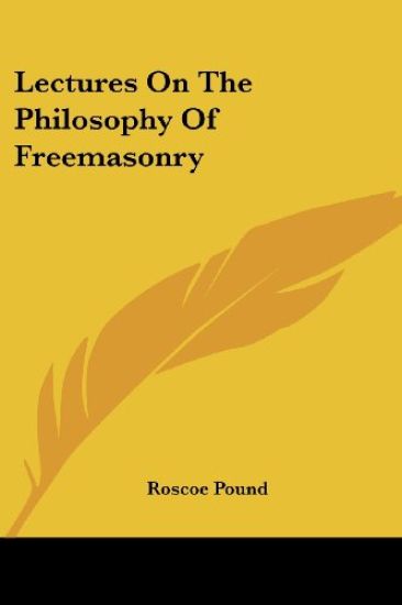 Lectures on the Philosophy of Freemasonry