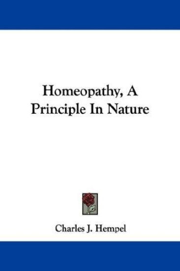 Homeopathy, a Principle in Nature