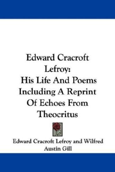 Edward Cracroft Lefroy