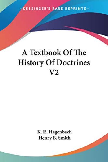 A Textbook of the History of Doctrines