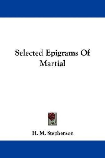 Selected Epigrams of Martial