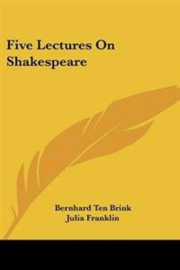 Five Lectures On Shakespeare