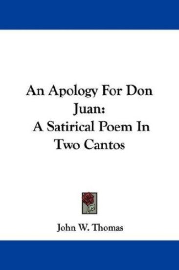 An Apology for Don Juan