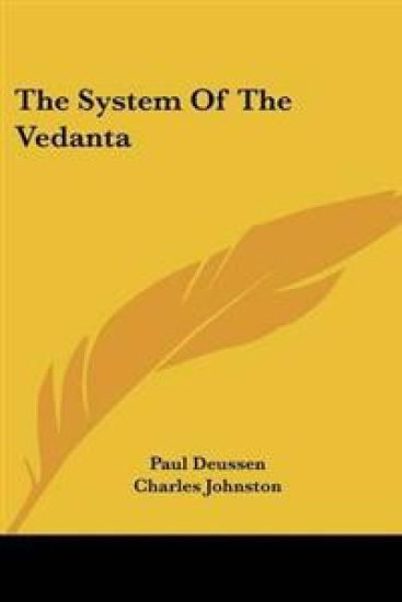 The System of the Vedanta