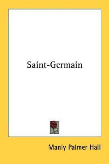 Saint-germain – Manly Palmer Hall, kirjan kansikuva