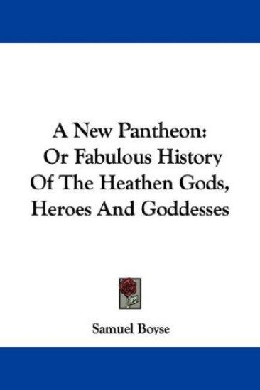 A New Pantheon – Samuel Boyse, kirjan kansikuva