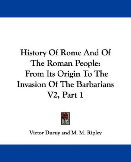 History of Rome and of the Roman People