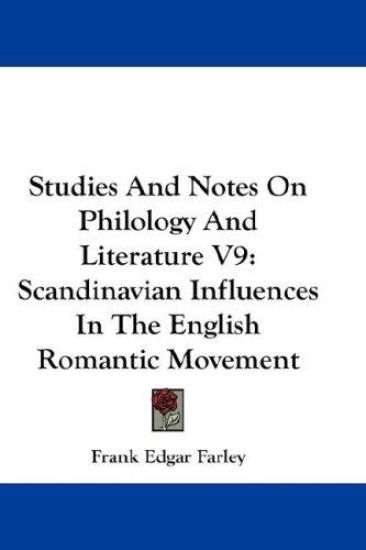 Studies and Notes on Philology and Literature