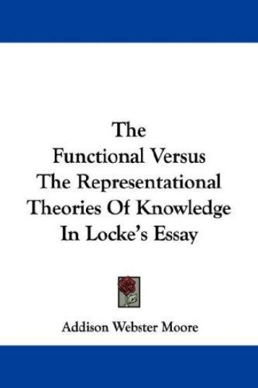 The Functional Versus the Representational Theories of Knowledge in Locke's Essay