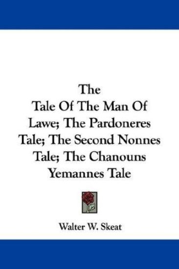 The Tale of the Man of Lawe – Walter W. Skeat, kirjan kansikuva