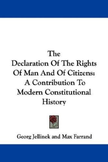 The Declaration of the Rights of Man and of Citizens