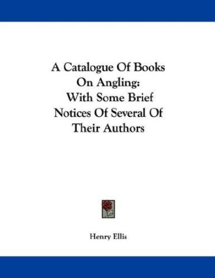 A Catalogue Of Books On Angling