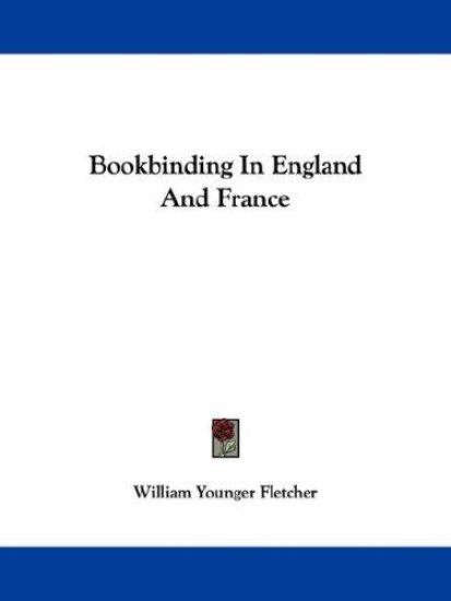 Bookbinding in England and France