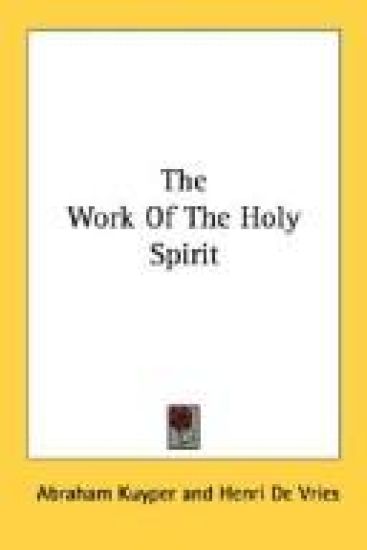 The Work Of The Holy Spirit