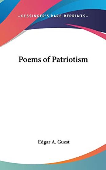 Poems of Patriotism – Edgar A. Guest, kirjan kansikuva